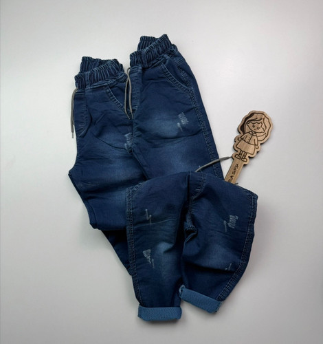 جین آبی کاربنی سایز بزرگ