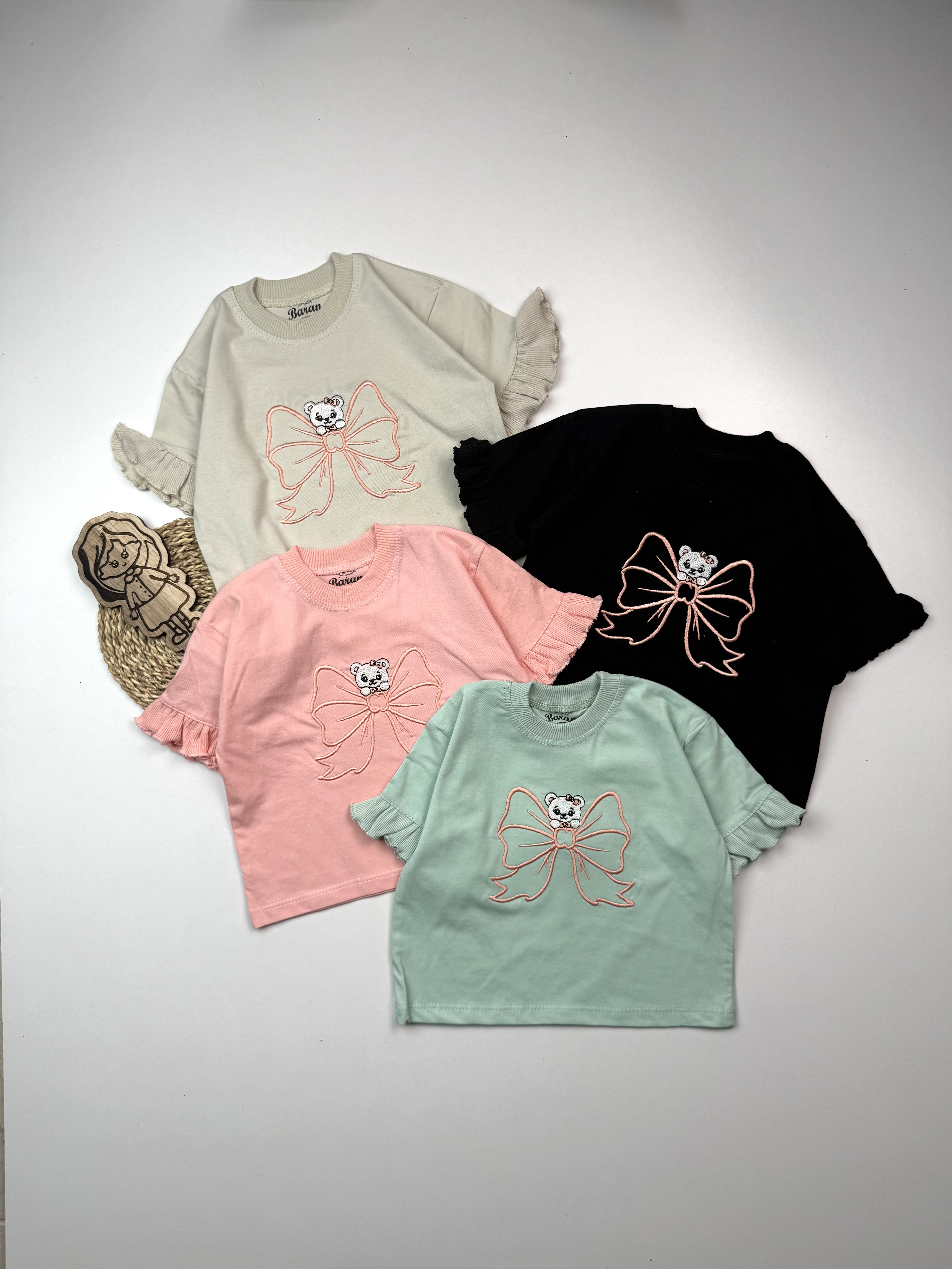 تیشرت تک پاپیون🎀