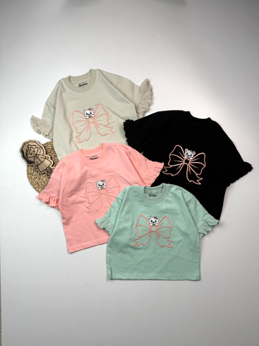 تیشرت تک پاپیون🎀