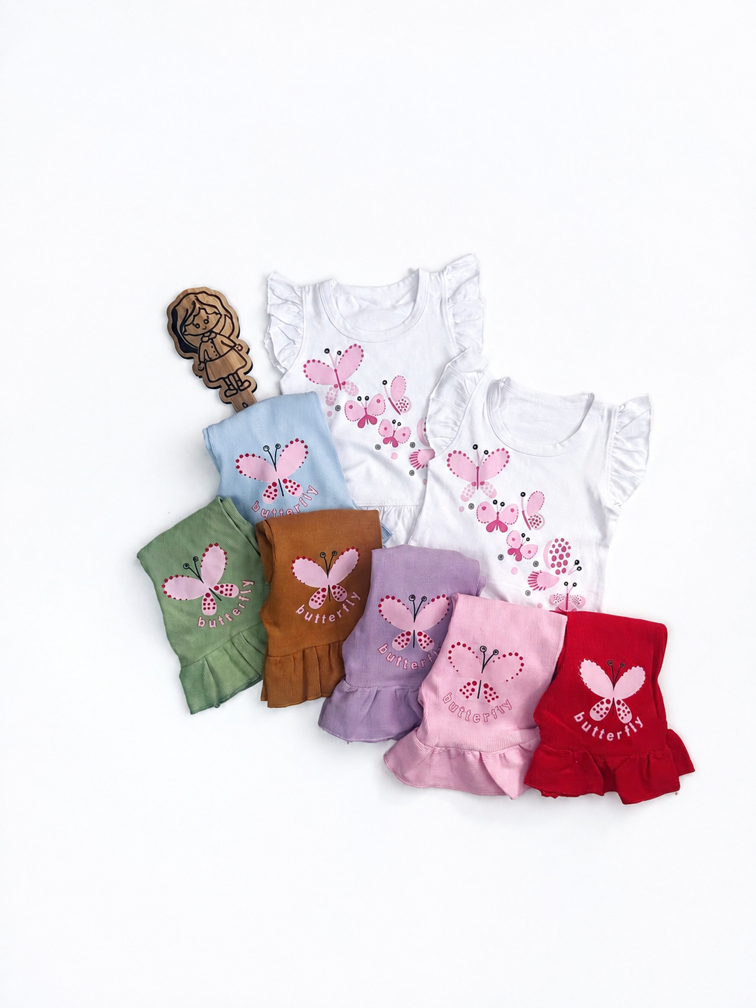 تاپ شلوارک چیندار پروانه ای🦋