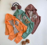 ست سه تکه دورس سویشرت شلوار تدی🐻