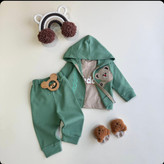 ست سه تکه دورس سویشرت شلوار تدی🐻