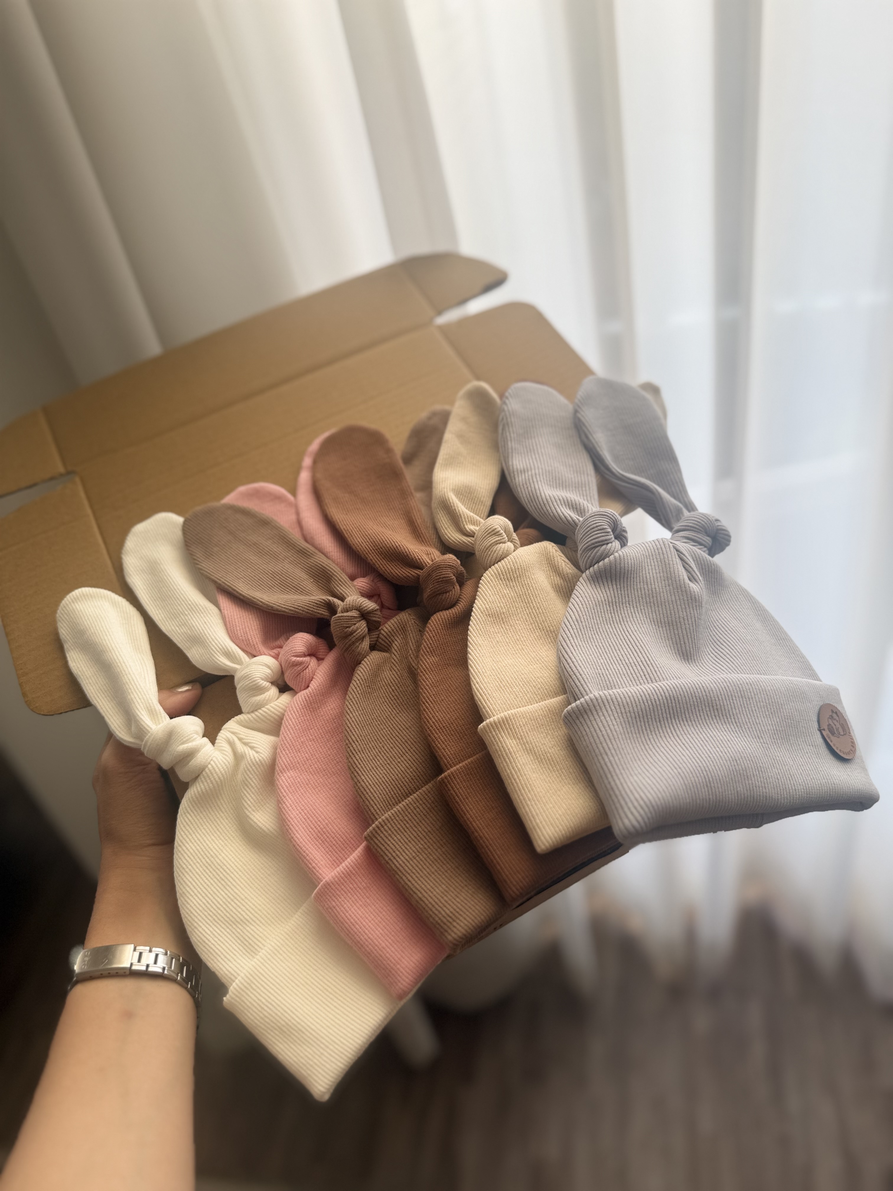 کلاه خرگوشی گره ای❤️