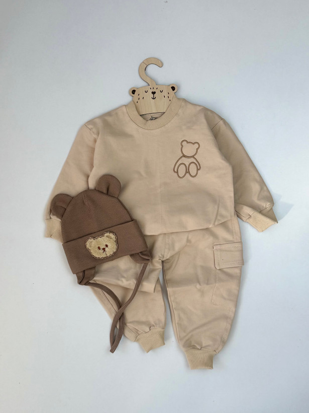 دورس شلوار تدی جیب دار🐻🤎